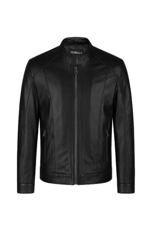 ALEX SİYAH ERKEK DERİ CEKET